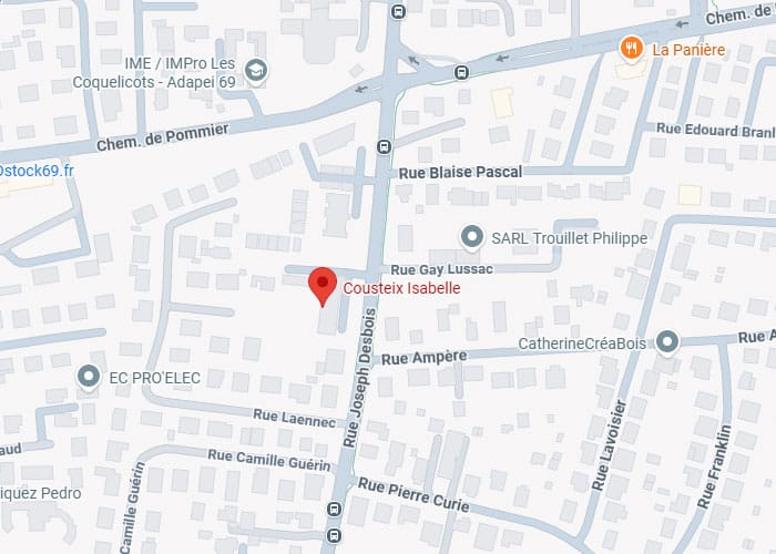 Plan de situation Cousteix Isabelle Rue Joseph Desbois Plan Google Maps de Cousteix Isabelle situé Rue Joseph Desbois près de la Rue Gay Lussac.